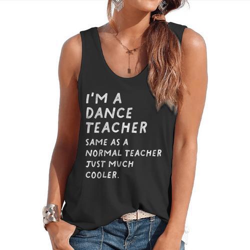 Dance Teacher Definition Flowy Tank - teacherstshirts.com CA