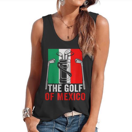 The Golf Of Mexico Golf Player Golf Teacher Golfer For Men Women Flowy Tank - teacherstshirts.com