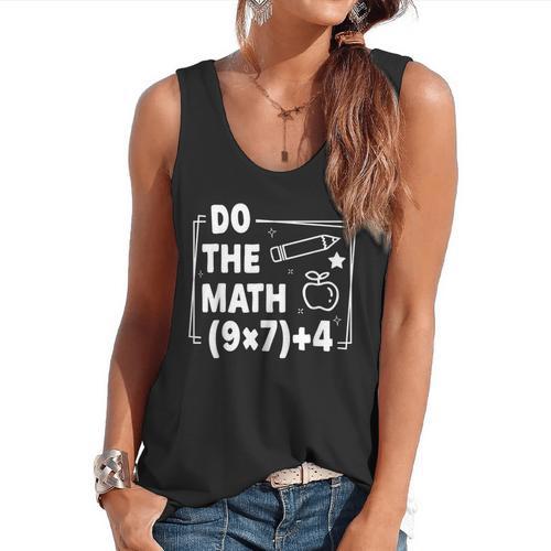 Do The Math 67 Meme PEMDAS Elementary Teacher Joke Flowy Tank - teacherstshirts.com