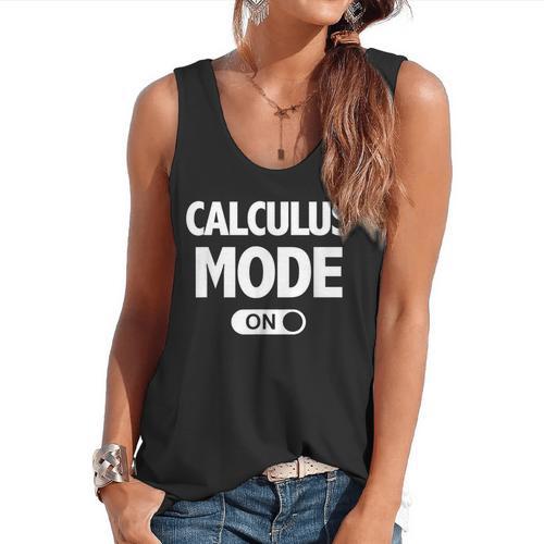 Math Calculus Mode On Teacher T-Shirt Flowy Tank - teacherstshirts.com AU