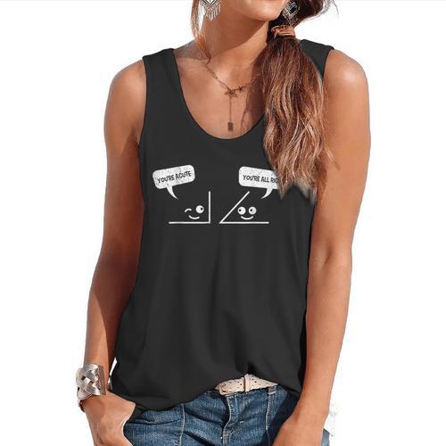 Math Saying You Are Acute Algebra Maths Teacher For Men Women Flowy Tank - teacherstshirts.com DE