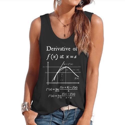 Nerdy Definition Of Derivative Limit Calculus Math Teacher Flowy Tank - teacherstshirts.com
