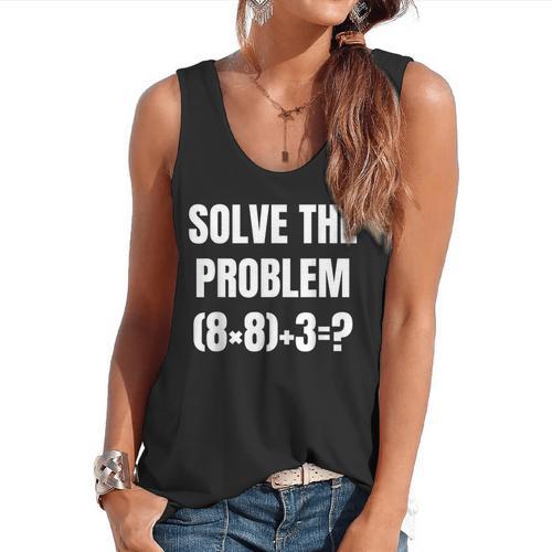 PEMDAS Math Problem 67 Meme Elementary Teacher Joke Flowy Tank - teacherstshirts.com