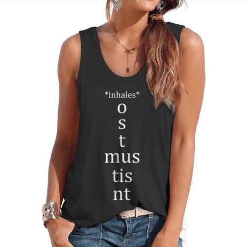 Present Active Conjugation Latin Teacher Latin Language Flowy Tank - teacherstshirts.com UK