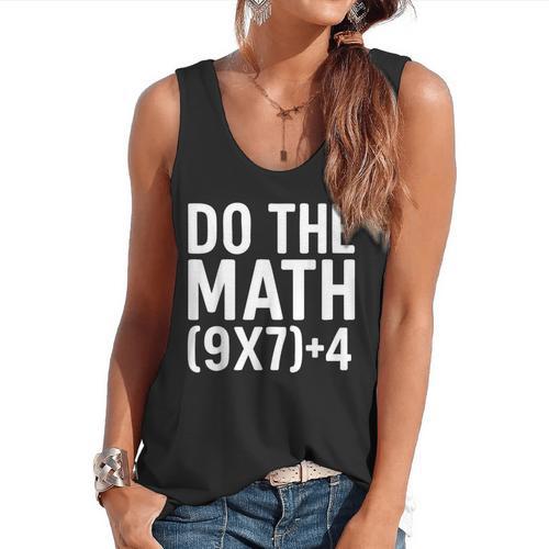 Retro Do The Math Teacher For Men Women Kid Boy Girl Flowy Tank - teacherstshirts.com AU