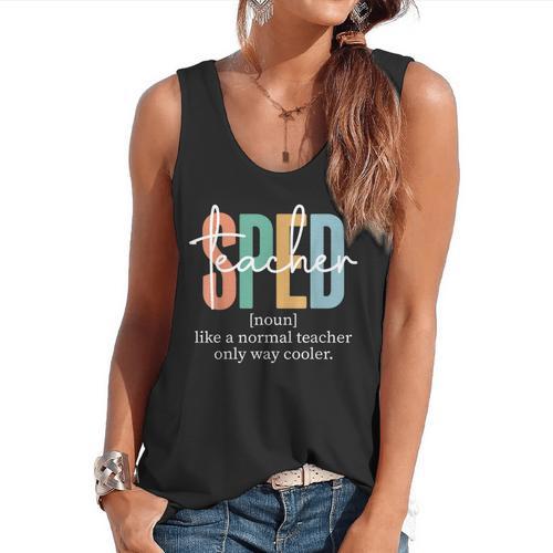 Special Education Sped Teacher Definition For Women & Men Flowy Tank - teacherstshirts.com