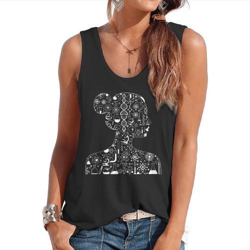 Women In Science Scientific Teacher Appreciation Chemistry Flowy Tank - teacherstshirts.com DE