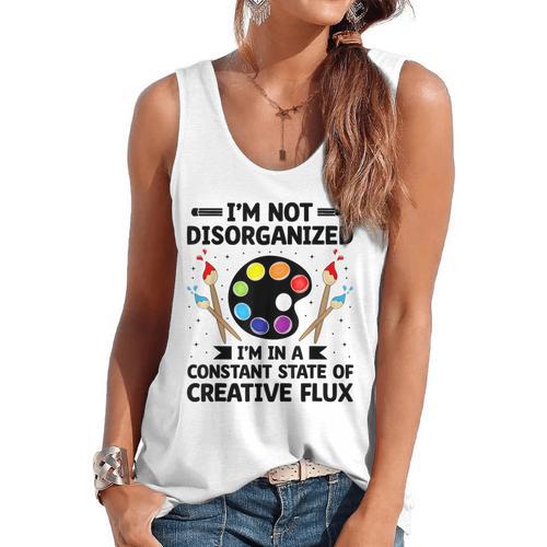 Art Teacher School Teacher Art Teachers School Flowy Tank - teacherstshirts.com AU