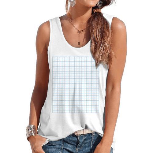 Graph Paper Engineer Architecture Math Teacher Costume Flowy Tank - teacherstshirts.com UK