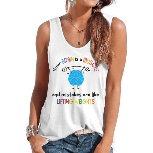 Growth Mindset Tee Teacher Quotes Men Women Kids Flowy Tank - teacherstshirts.com DE