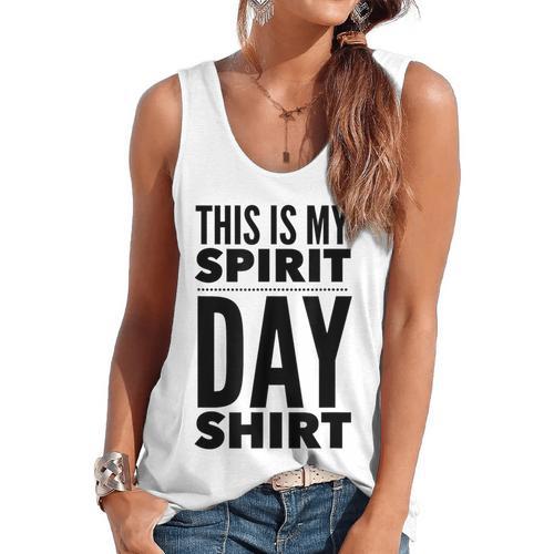 School Teacher Spirit Day Costume For Men Women Flowy Tank - teacherstshirts.com DE