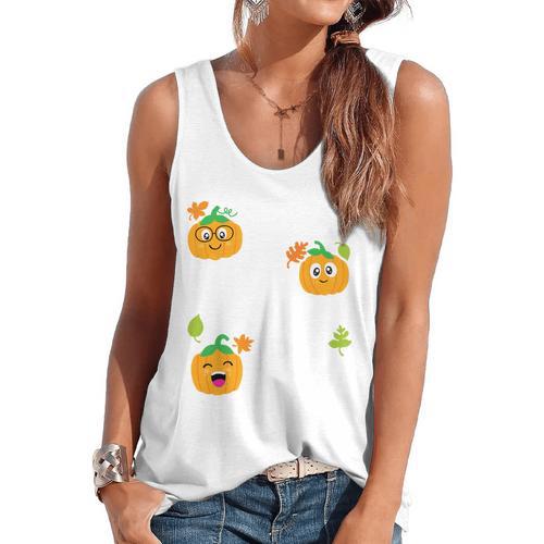 I Teach The Cutest Pumpkins In The Patch Teacher Flowy Tank - teacherstshirts.com AU