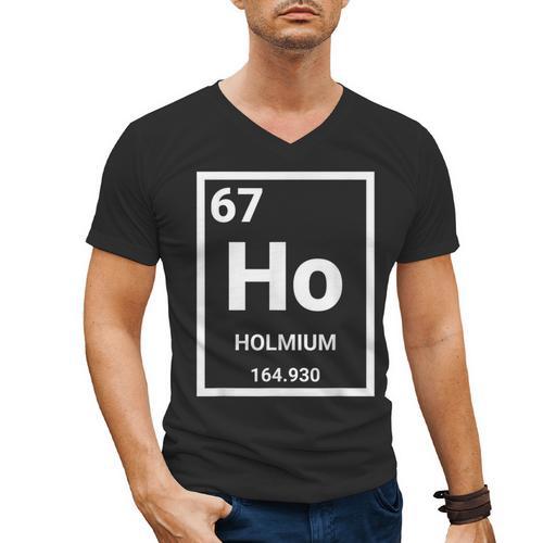 6 7 Meme Science Teacher Chemistry Holmium Men's V-Neck T-Shirt - teacherstshirts.com AU