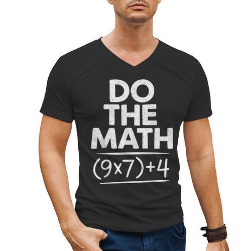 6 7 Six Seven Math Teacher Gen Z Alpha Meme Slang Boys Girls Men's V-Neck T-Shirt - teacherstshirts.com AU