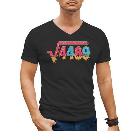 67 Ice Cream Drip Meme Math Teacher School Square Root 4489 Men's V-Neck T-Shirt - teacherstshirts.com AU