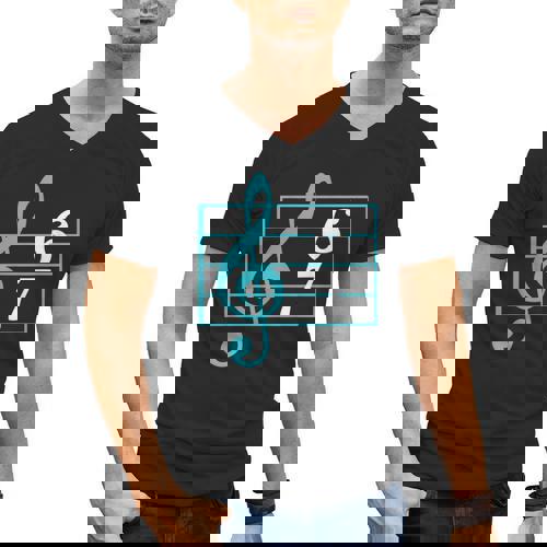 67 Music Meme Slang Six Seven Music Teacher Musician Men&#x27;s V-Neck T-Shirt - teacherstshirts.com