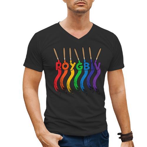 Art Teacher For Women Art Teacher Clothes Men's V-Neck T-Shirt - teacherstshirts.com AU
