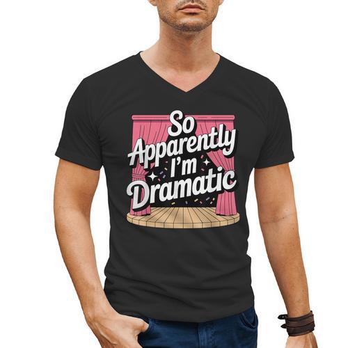 Best Theatre Art For Men Women Musical Drama Teacher Theater Men's V-Neck T-Shirt - teacherstshirts.com