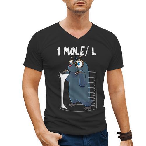Chemistry Chemist Student Science Teacher Mole Men's V-Neck T-Shirt - teacherstshirts.com DE