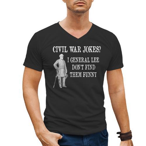 Civil War For History Buff & History Teachers For Men Women Girls Kids Men's V-Neck T-Shirt - teacherstshirts.com UK