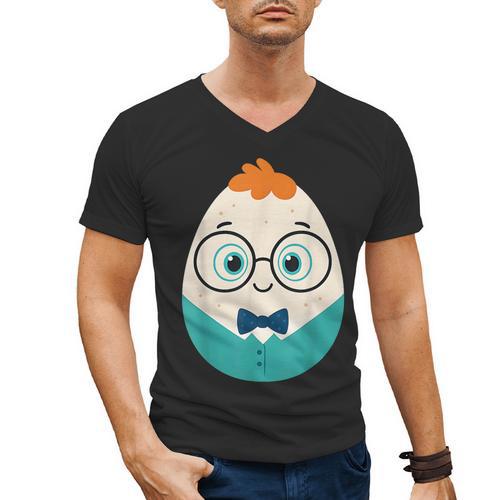 Cute Good Egg Teacher Halloween Costume Food Group Men's V-Neck T-Shirt - teacherstshirts.com UK