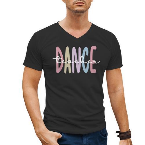 Dance Teacher Appreciation Dance Instructor Dancing Teacher Men's V-Neck T-Shirt - teacherstshirts.com AU
