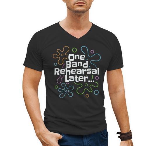 Marching Band Director Music Teacher Men's V-Neck T-Shirt - teacherstshirts.com UK