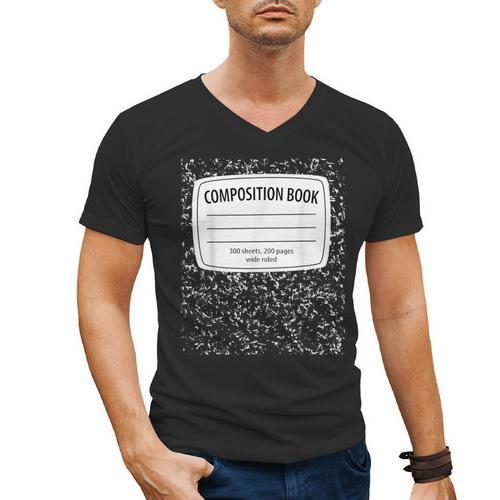 Matching Group Halloween Costume For Teachers Men's V-Neck T-Shirt - teacherstshirts.com DE