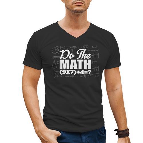 Do The Math 67 Meme Six Seven Men Women Teacher Men's V-Neck T-Shirt - teacherstshirts.com DE