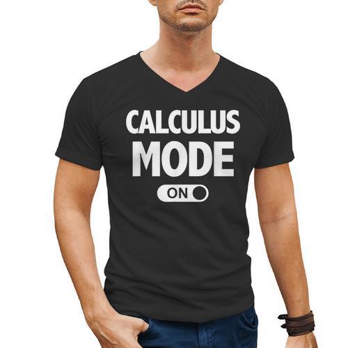 Math Calculus Mode On Teacher T-Shirt Men's V-Neck T-Shirt - teacherstshirts.com AU