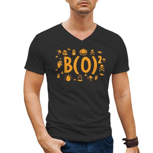 Math Teacher Halloween Mathematician Math Lover Boo Men's V-Neck T-Shirt - teacherstshirts.com