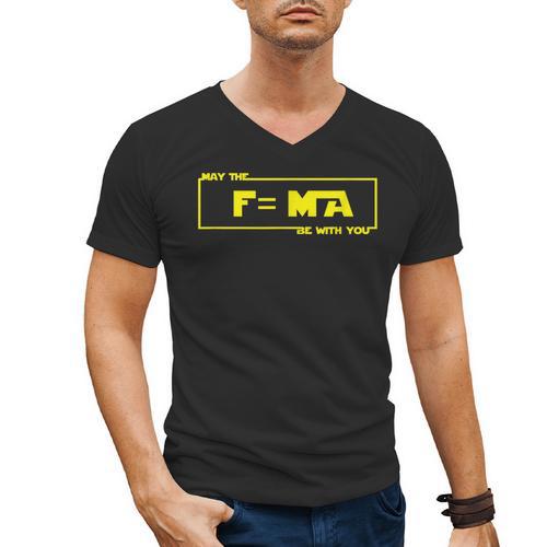 May The Fma Be With You Science Teacher Tshirts For Men Women Men's V-Neck T-Shirt - teacherstshirts.com AU