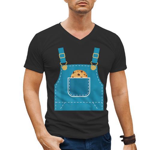 Mouse Halloween Costume Book Cookie Teacher Student Men's V-Neck T-Shirt - teacherstshirts.com AU
