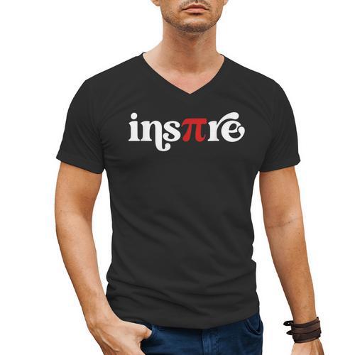Pi Day Inspire 314 Symbol Math Teacher Science Mathematics Men's V-Neck T-Shirt - teacherstshirts.com UK