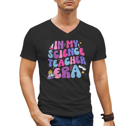 In My Science Teacher Era Teacher Men's V-Neck T-Shirt - teacherstshirts.com AU
