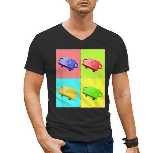 Scooter Physical Education PE Gym Teacher Men's V-Neck T-Shirt - teacherstshirts.com AU