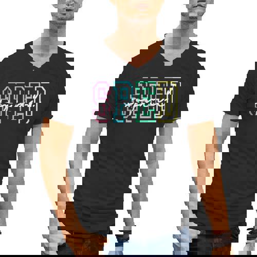 SPED Squad Team SPED Teacher Special Education Teacher Men&#x27;s V-Neck T-Shirt - teacherstshirts.com