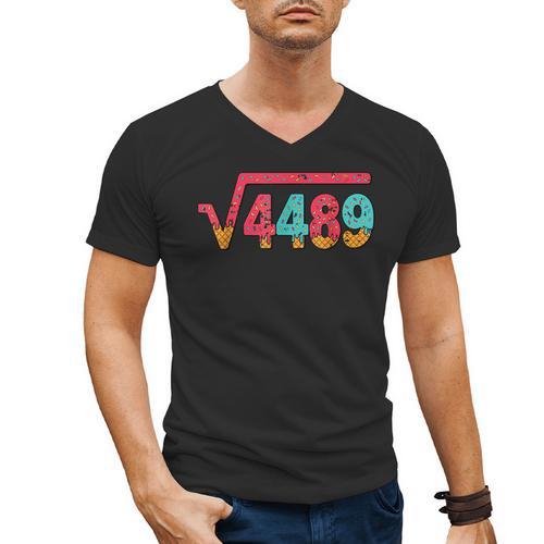 Square Root 4489 Slang Math Teacher Six Seven 6 7 Meme 67 Men's V-Neck T-Shirt - teacherstshirts.com UK