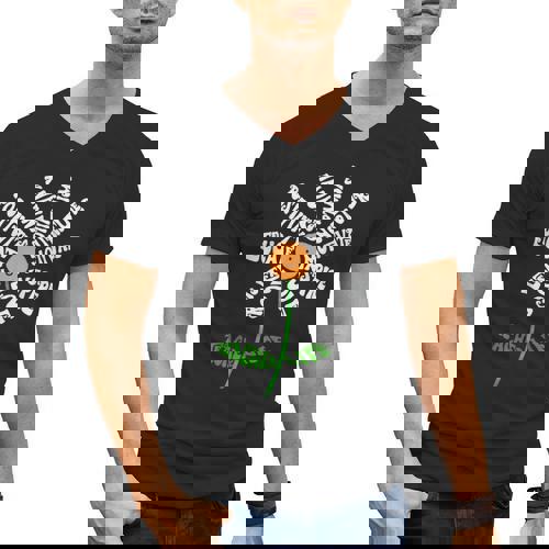 Teach Love Inspire Teachers Inspirational Flower Teachers Men&#x27;s V-Neck T-Shirt - teacherstshirts.com