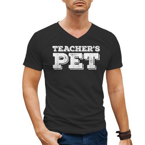 TEACHER'S PET You'Re My Favorite Do Me A Favor Men's V-Neck T-Shirt - teacherstshirts.com