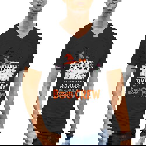 Team 5th Grade Boo Crew Halloween Teacher Student Costume Men&#x27;s V-Neck T-Shirt - teacherstshirts.com