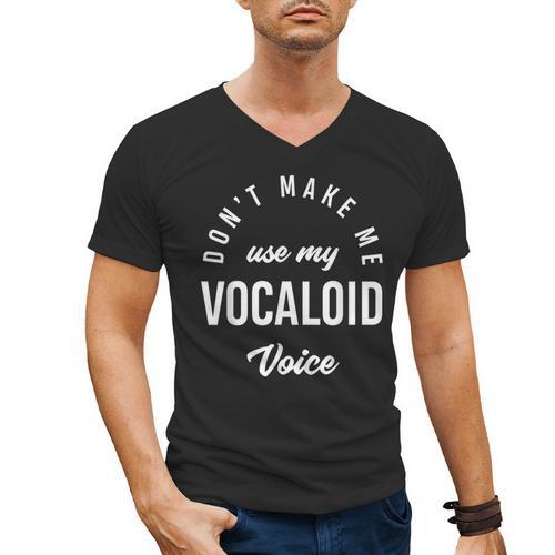 Vocaloid Voice Vocal Music Teacher Singer Singing Men's V-Neck T-Shirt - teacherstshirts.com AU