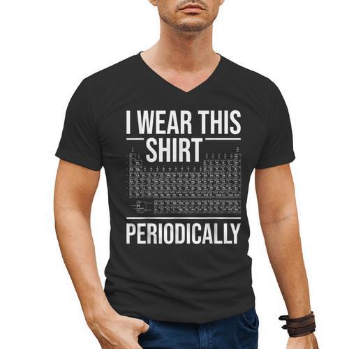 I Wear This Shirt Periodically Chemistry Science Teacher For Men Women Girls Kids Men's V-Neck T-Shirt - teacherstshirts.com AU