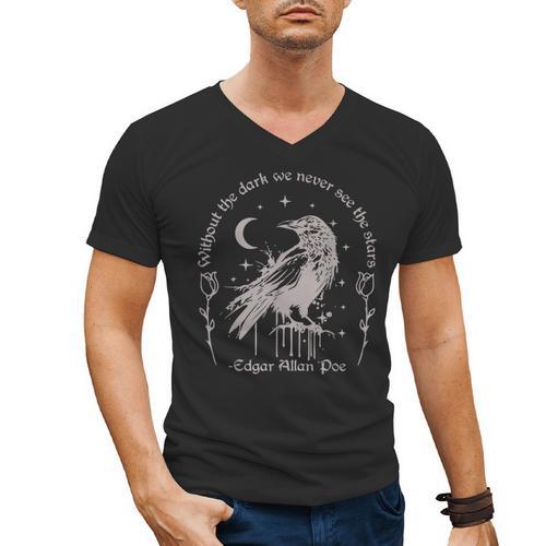 Without The Dark We Never See The Stars Teacher Men's V-Neck T-Shirt - teacherstshirts.com UK