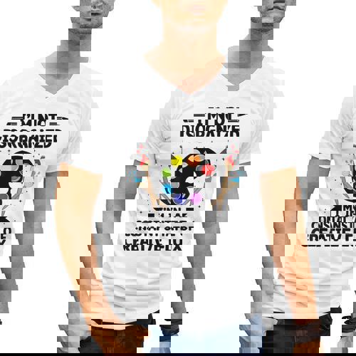 Art Teacher School Teacher Art Teachers School Men&#x27;s V-Neck T-Shirt - teacherstshirts.com