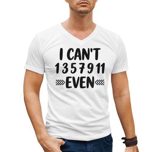 Math Teacher Can't Even Appreciation Science Day Men's V-Neck T-Shirt - teacherstshirts.com AU