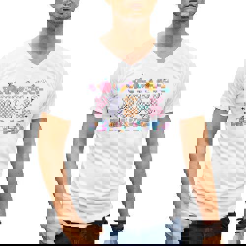 Pre-K Back To School Teachers Kids 1st Day Of School Men&#x27;s V-Neck T-Shirt - teacherstshirts.com