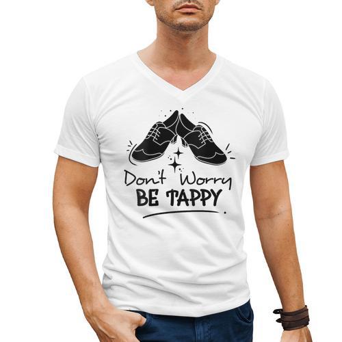 Tap Dancer Tap Dancing Shoes Tap Dance Teacher Men's V-Neck T-Shirt - teacherstshirts.com CA