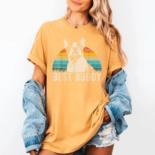 Boston Terrier Boston-Bulldog Women's Comfort Colors T-Shirt - Bostonterriersmerch.com