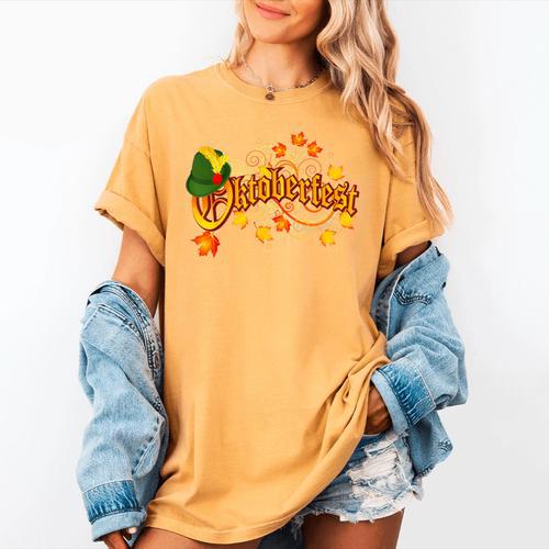 Oktoberfest German Beer Festival October Women's Comfort Colors T-Shirt - Bostonterriersmerch.com